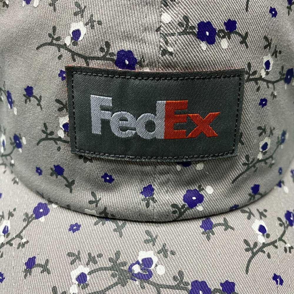 New Floral flowers Fed Ex baseball hat womens A15